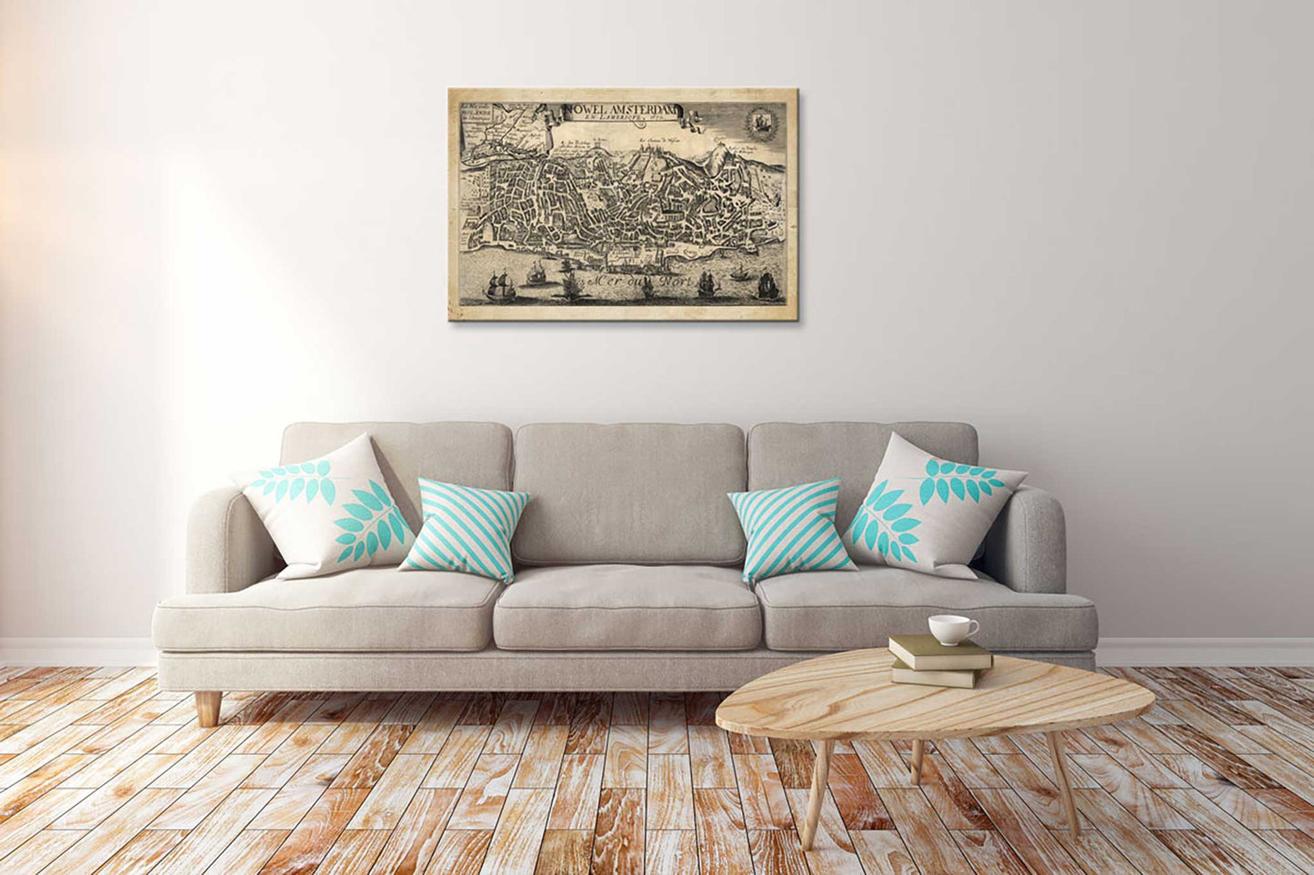 New York (Amsterdam) - 1672 Fine Art Print