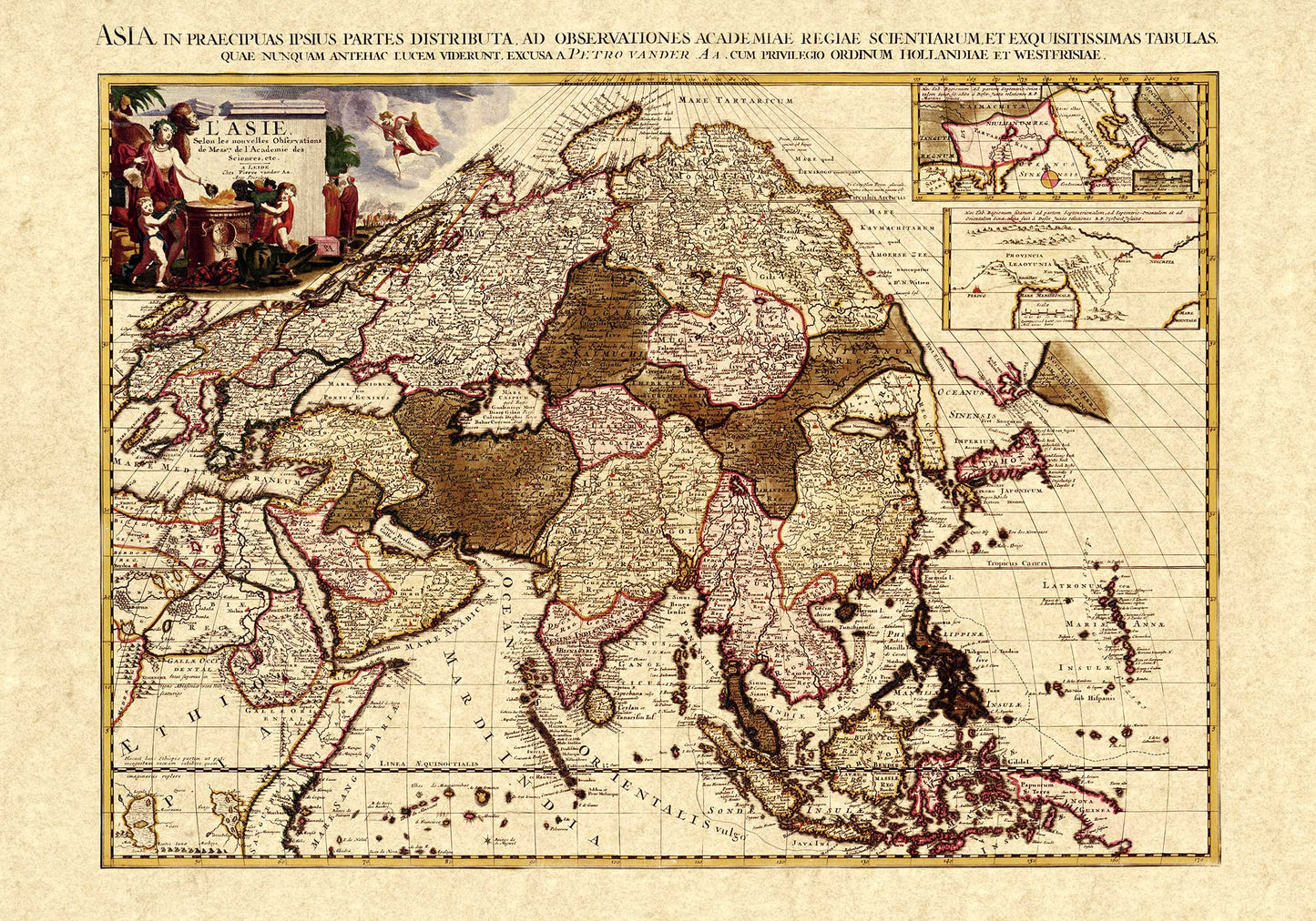 Asia Continent - 1680