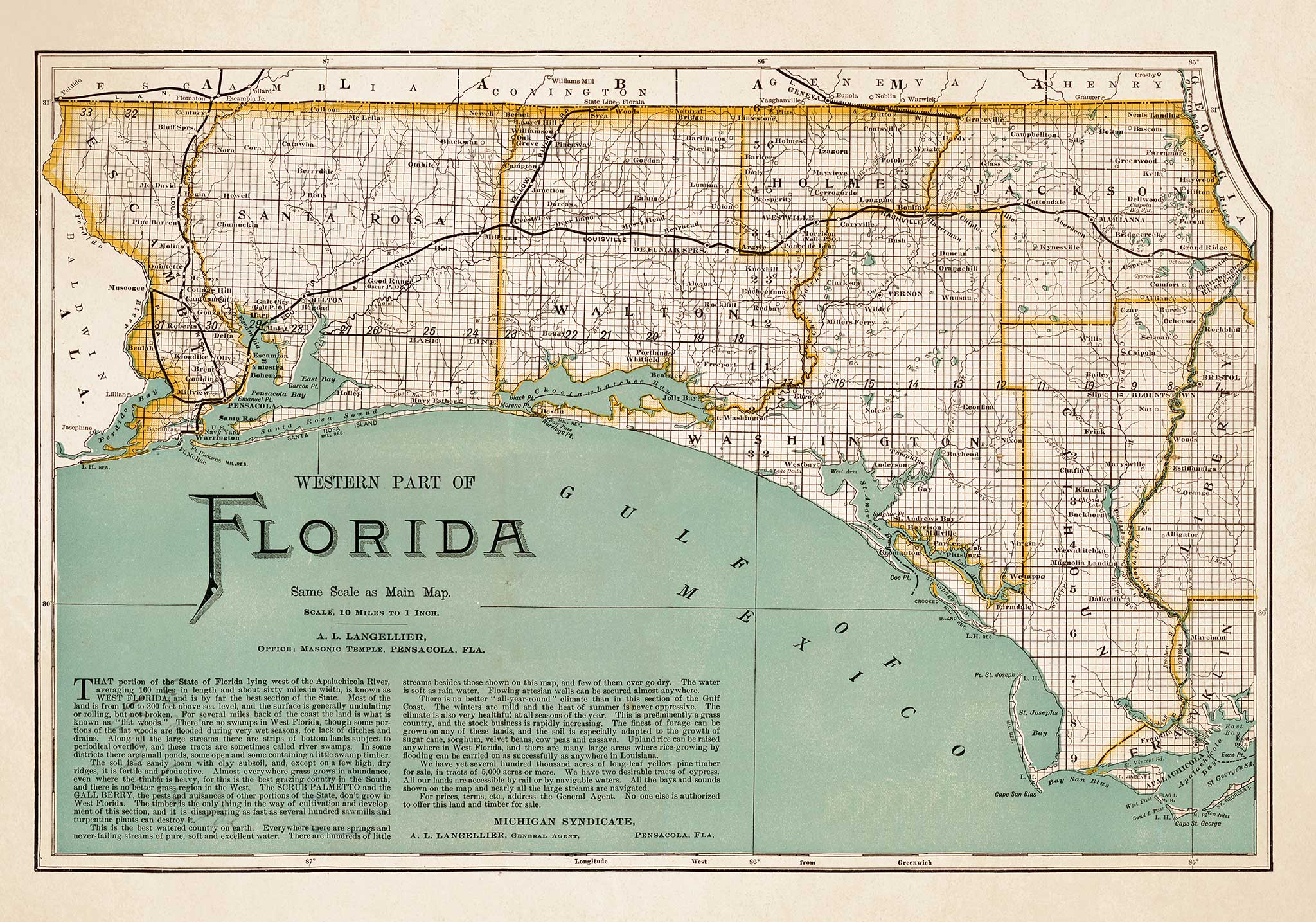 Map Florida Panhandle Am I Living In A Floodplain? | Panhandle