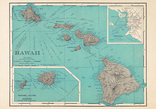 The Hawaiian Islands - 1898