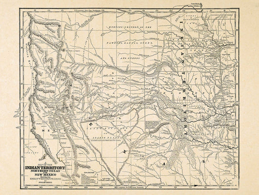 The Indian Territory - 1842