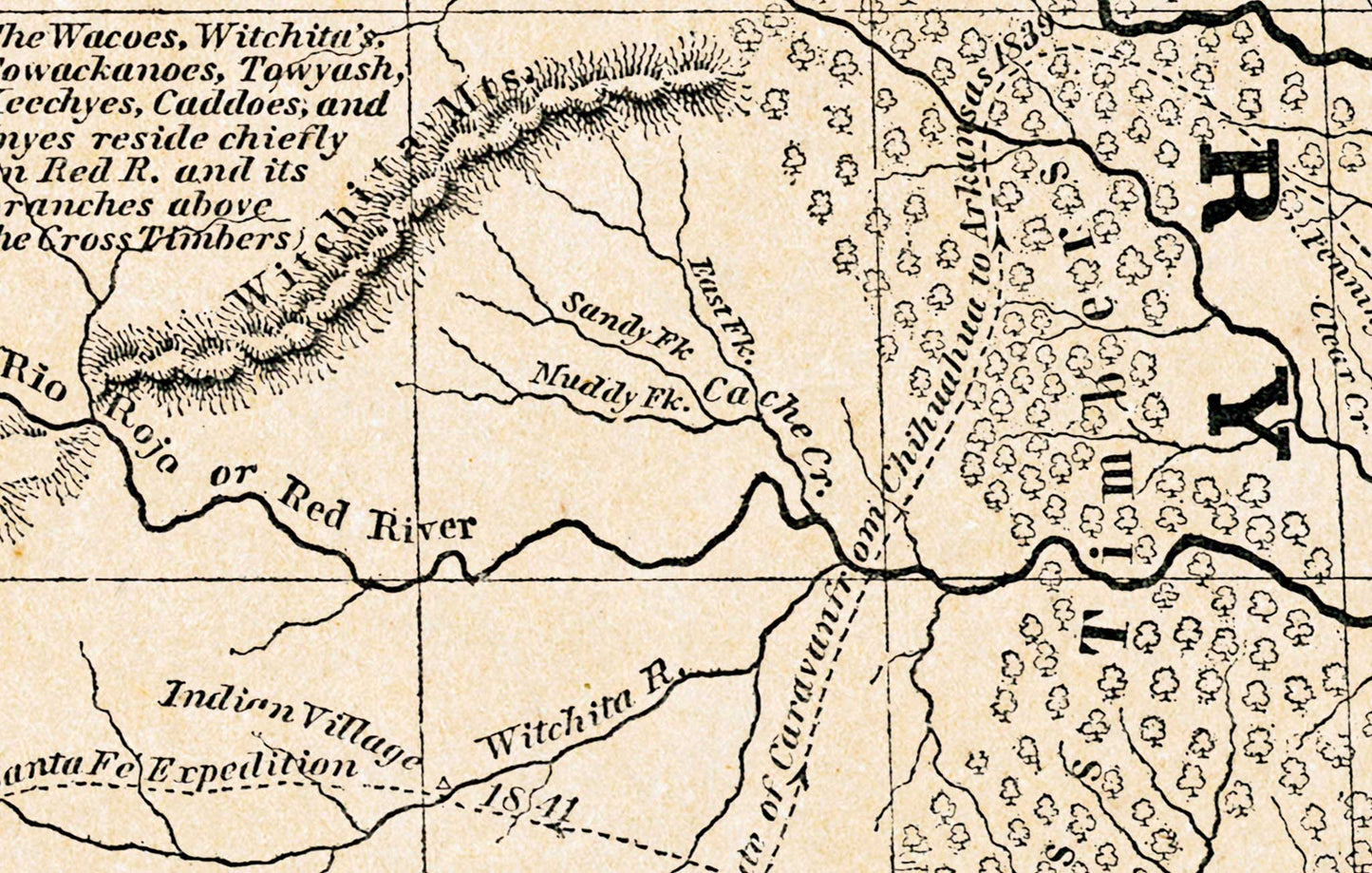 The Indian Territory - 1842