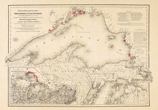 Geological Survey of Lake Superior - 1871