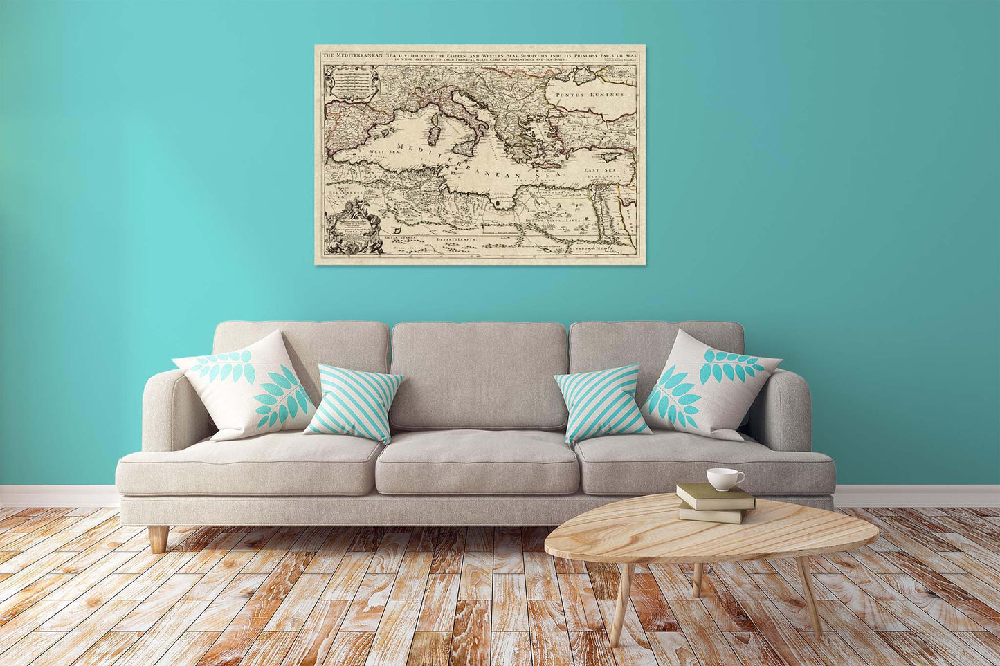 Antique Map of the Mediterranean Sea - 1680