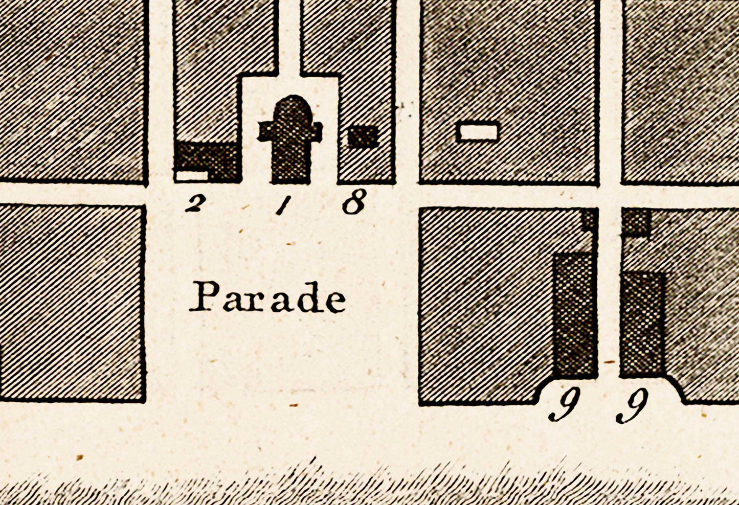 Early Map of New Orleans - 1770