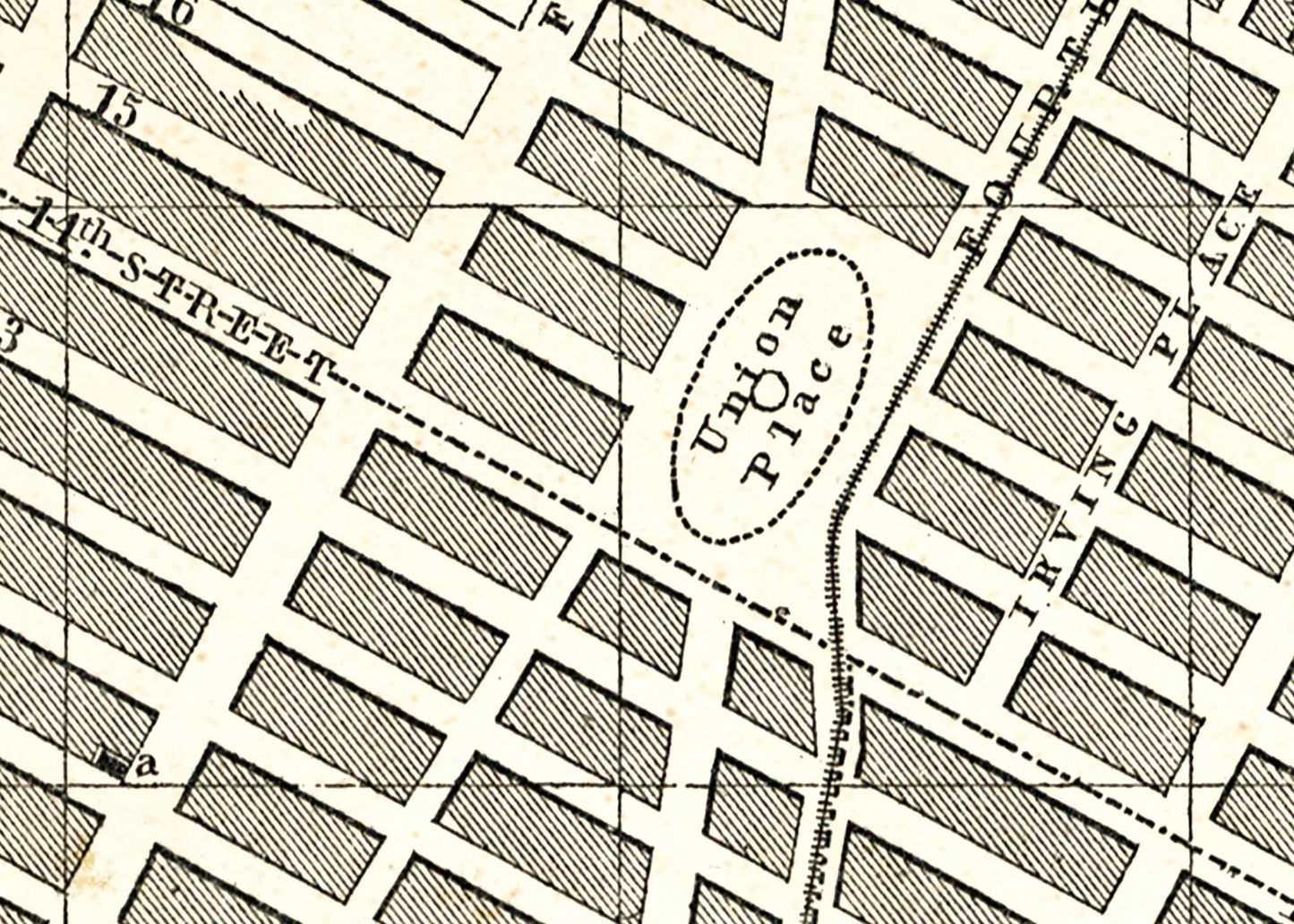 Vintage Map of City of New York - 1843