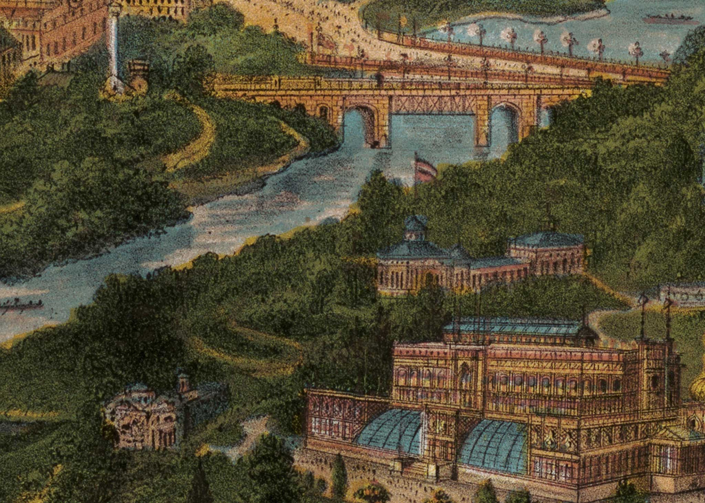 Philadelphia Centennial Exhibition Map - 1876